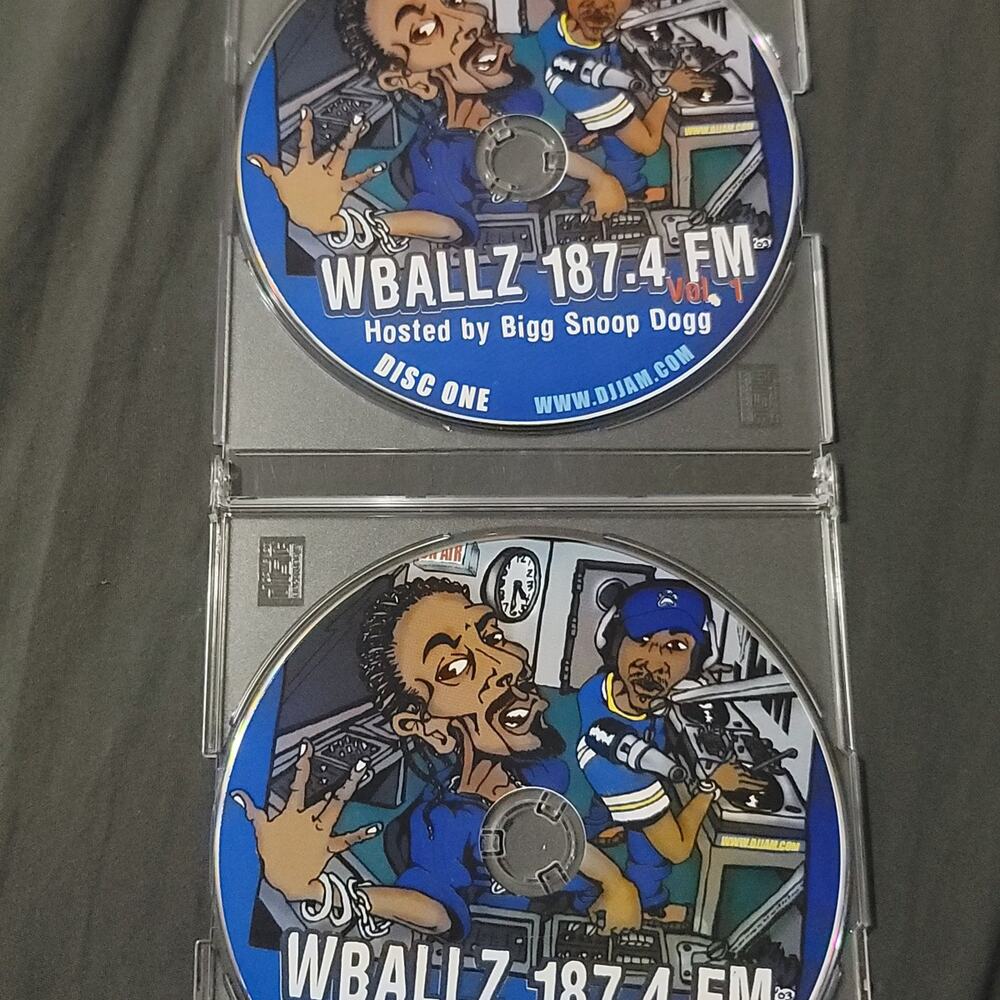 Vtg 2003 DJ Jam Presents WBALLZ 187.4 FM Vol. 1 Double CD Snoop Dogg